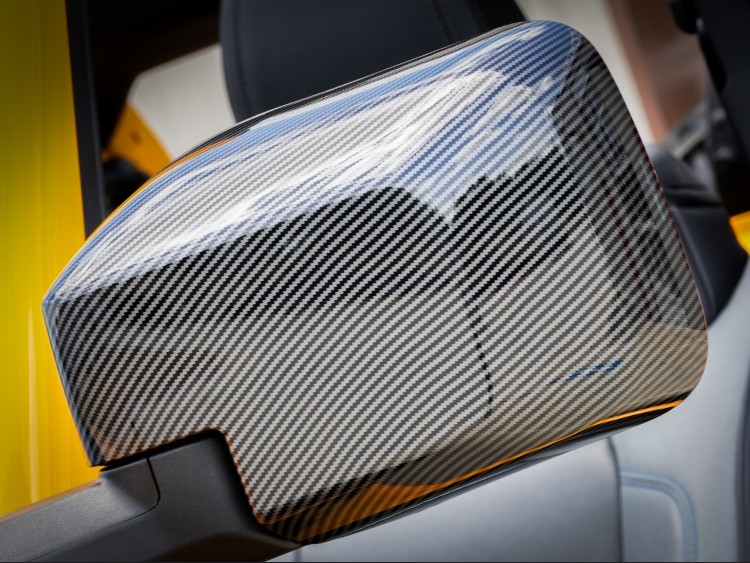 Carbon Fiber Rearview Mirror Cover Trim for F150 15+/Mustang 09+/Bronco 21